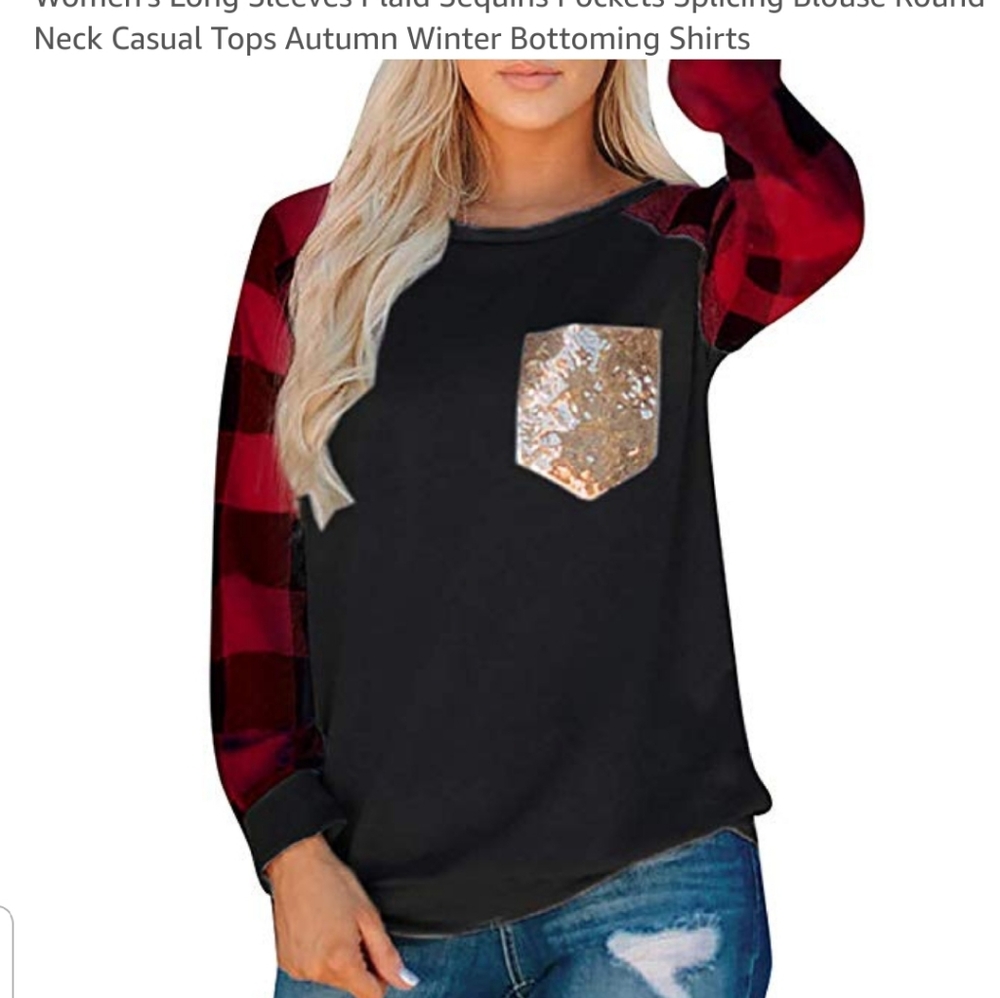 buffalo plaid top